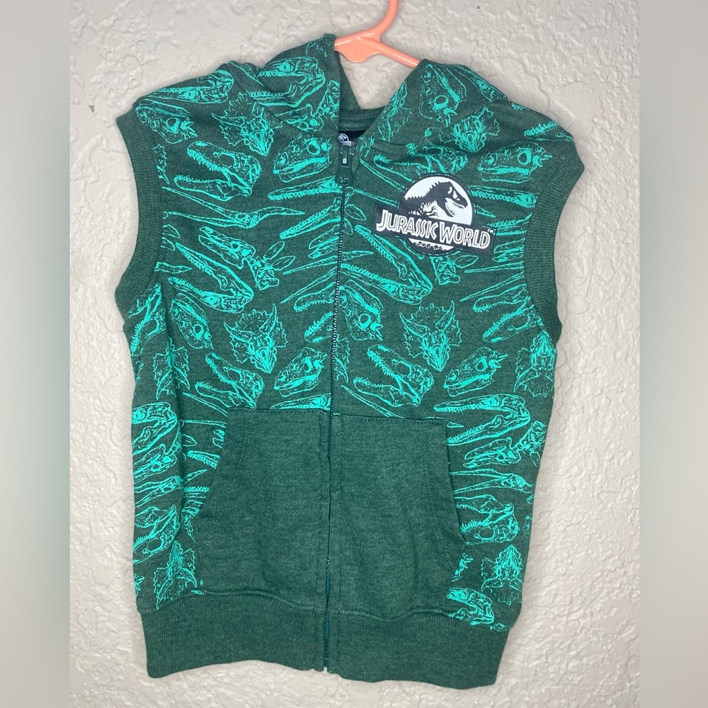 NWOT Jurassic Park Sleeveless Hoodie